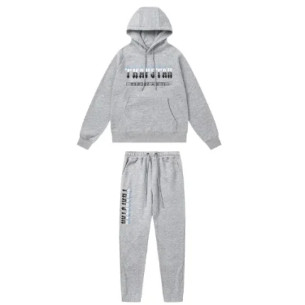Trapstar Chenille Decoded Tracksuit - Greylight Ice Blue