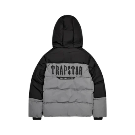 Trapstar Decoded Aw23 Puffer - Black grey