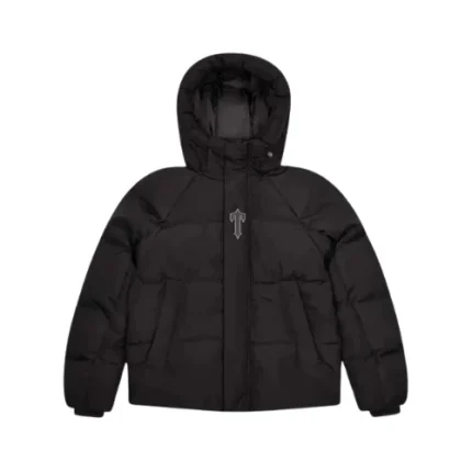 Trapstar Irongate Aw23 Hooded Puffer Jacket - Black