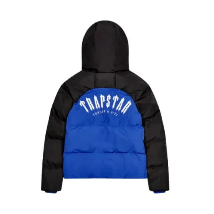 Trapstar Irongate Aw23 Hooded Puffer Jacket - Blue